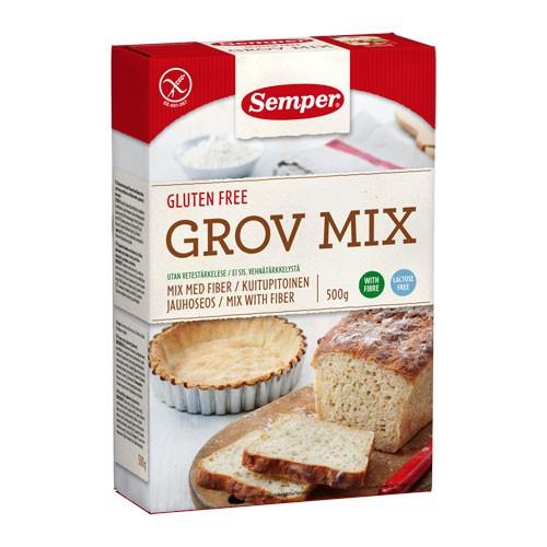 Brødmix Grov Glutenfri   500 Gram     fra Semper