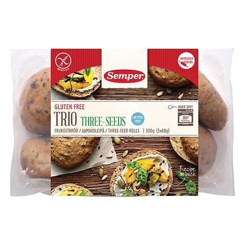 Brød Trio Glutenfri   300 Gram     fra Semper