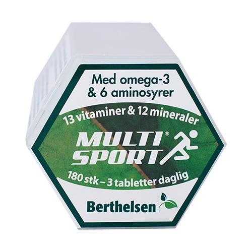 Multisport   180 Tabletter     fra Berthelsen