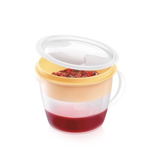 Fintmasket Sigte Med Kande Til Fremstilling Af Frugt Saft Og Frugt Eller Krydder Sirup Fra     Hurtig Levering fra Tescoma