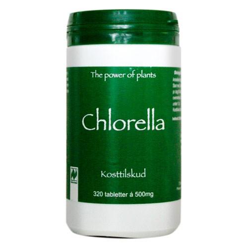 Chlorella økologisk  320 Tab     fra The Power Of Plants