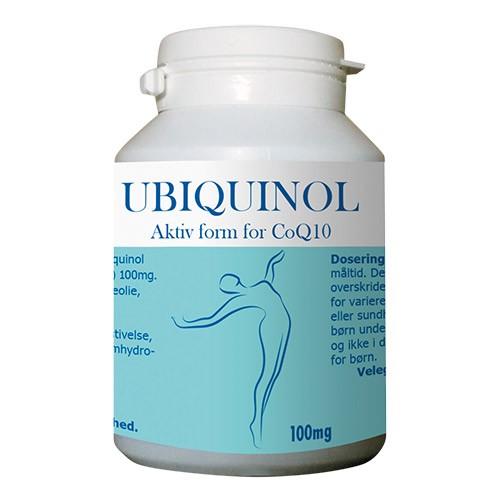 Q10 Ubiqinol 100 Mg   60 Kapsler     fra The Power Of Plants