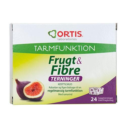 Frugt & Fibre Tyggeterning   24 Styk fra Ortis