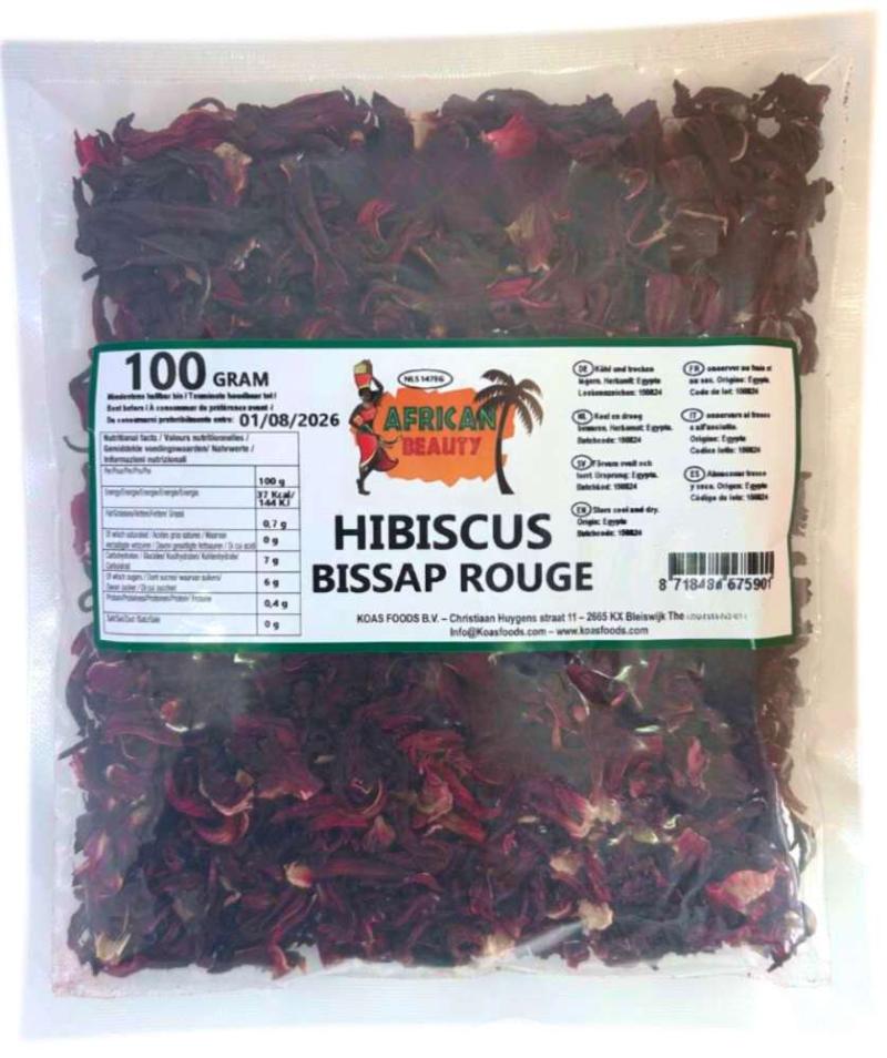 African Beauty Hibiscus, Tørret 100 G