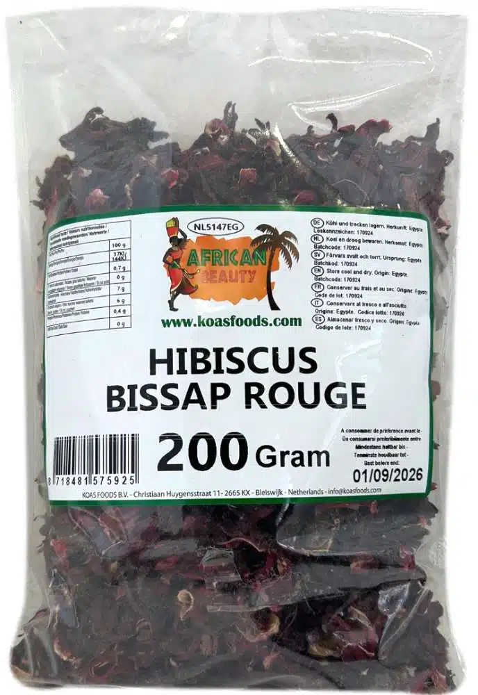 African Beauty Hibiscus, Tørret 200 G