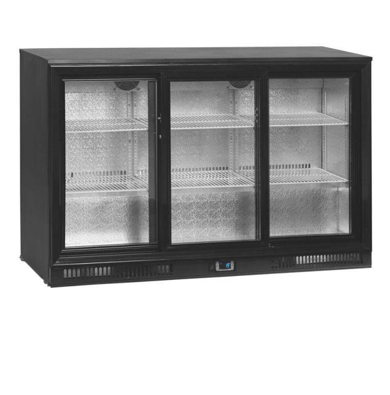 Backbar   Bar Køleskab   3 Skydedøre I Glas   Db301s 3 fra Tefcold