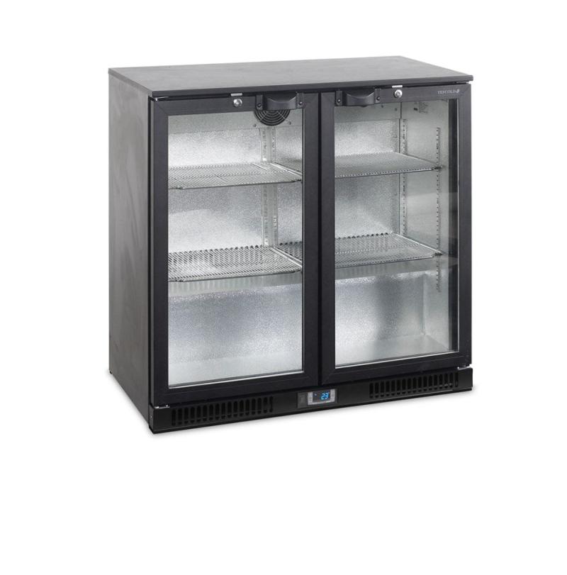 Backbar   Bar Køleskab   2 Glaslåger   Ba25h fra Tefcold