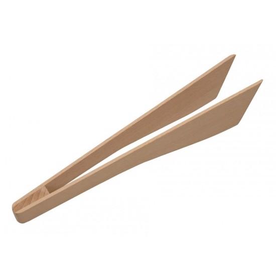 Grill Tang    Salat Tang I Bøgetræ Med Ekstra Brede Kæber, 28 Cm.   Hurtig Levering fra Gourmetshoppen