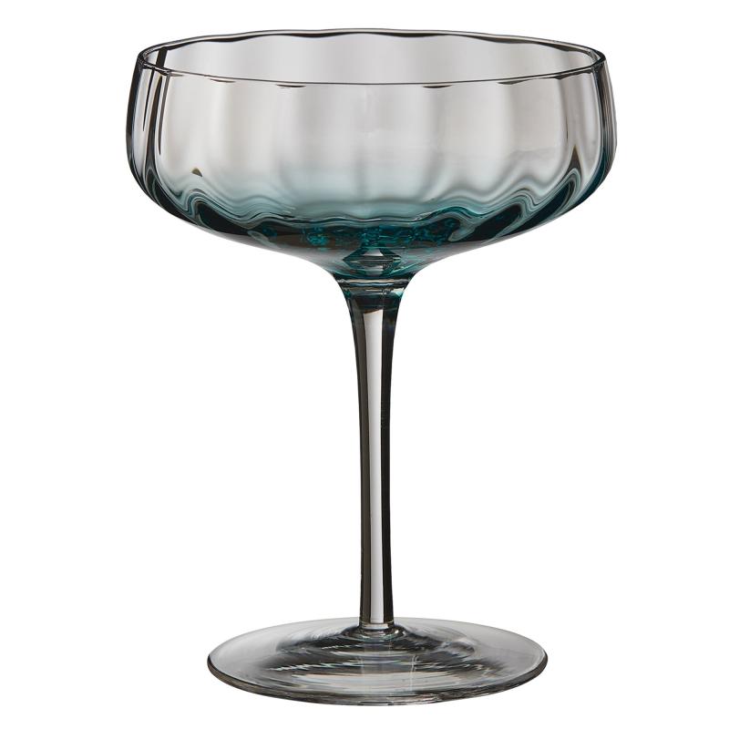 Champagne Cocktailglas, Blå fra Aida