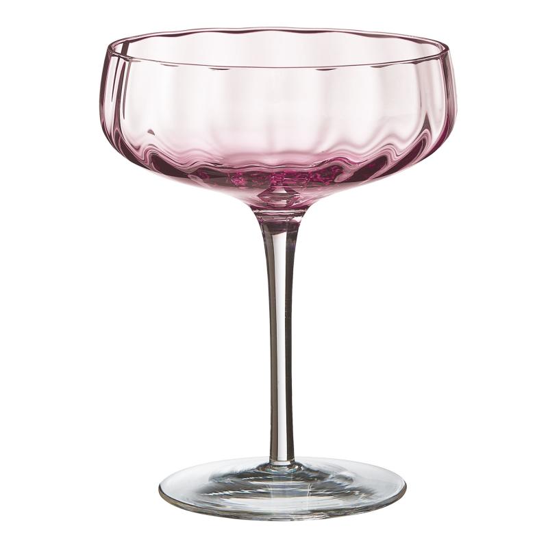 Champagne Cocktailglas, Rød fra Aida