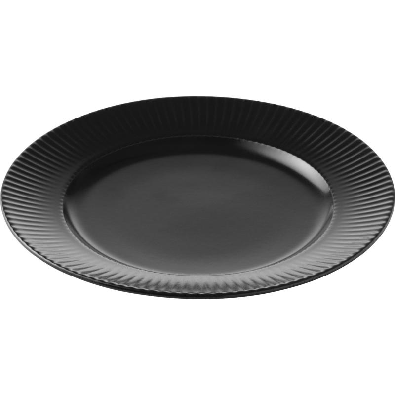 Groovy Desserttallerken 21 Cm., Sort fra Aida