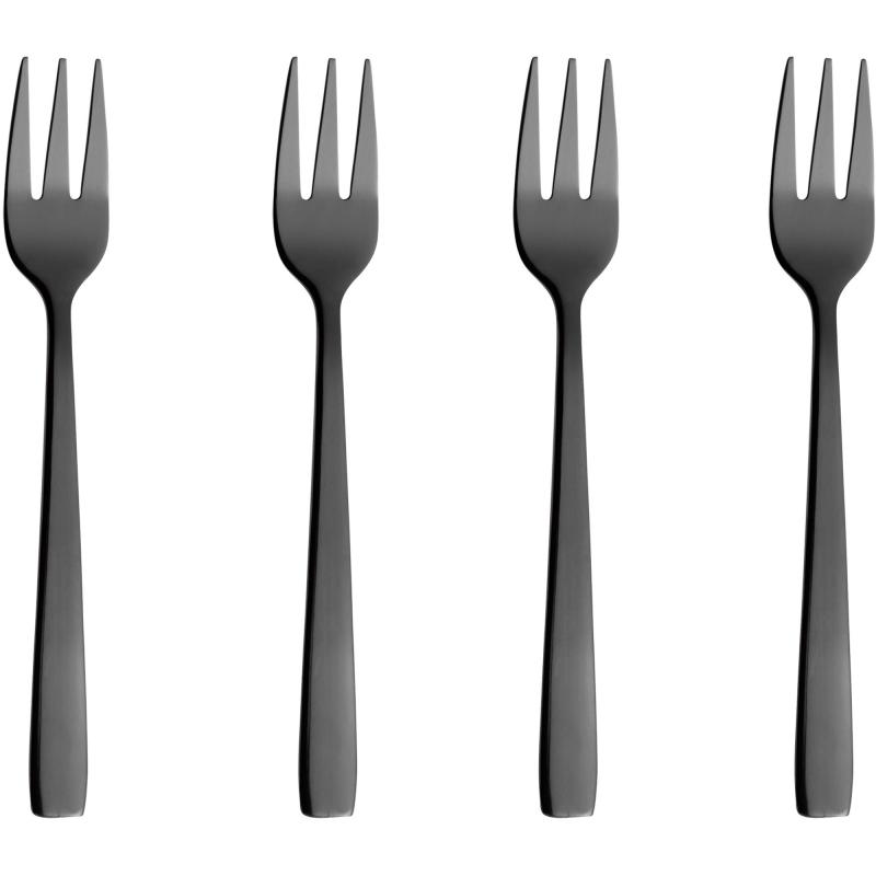 Raw Kagegafler Sort 4 Stk. fra Aida