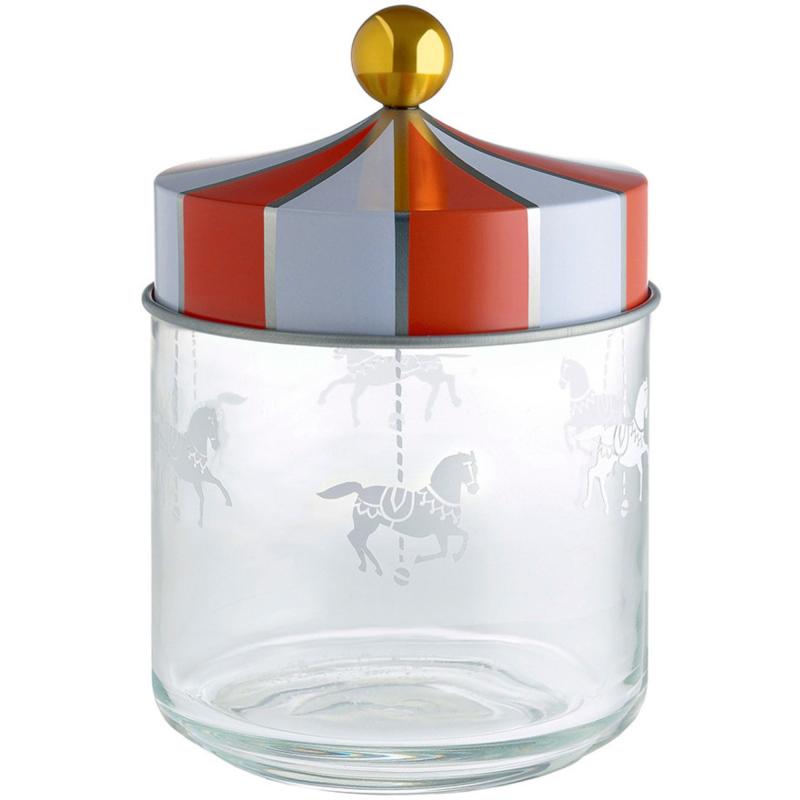 Circus Glaskrukke Med Låg, 75 Cl. fra Alessi
