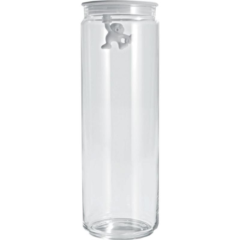 Gianni Glaskrukke Med Låg, 200 Cl., Hvid fra Alessi