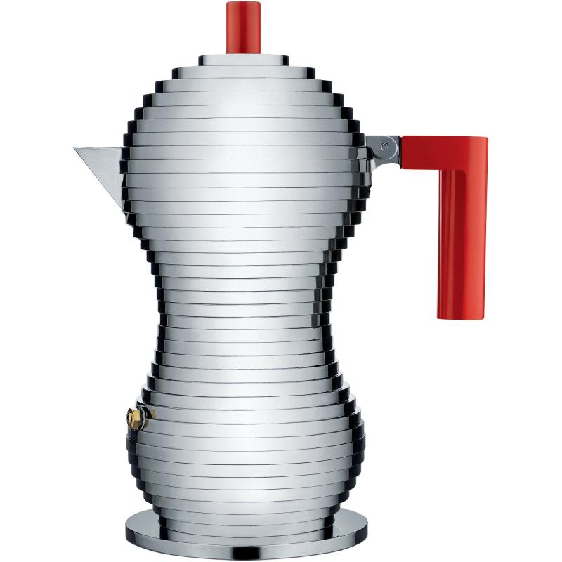 Pulcina Espressokande 15cl., Rød fra Alessi