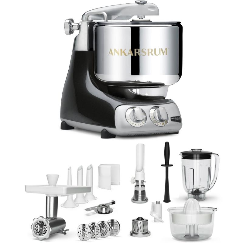 Akm 6230 Køkkenmaskine + Deluxe Pakke, Black Diamond fra Ankarsrum