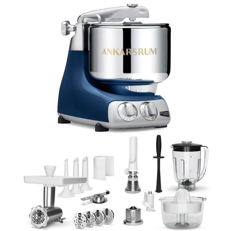 Akm 6230 Køkkenmaskine + Deluxe Pakke, Ocean Blue fra Ankarsrum