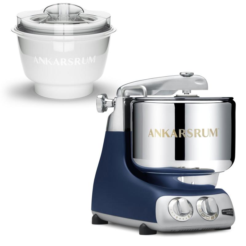 Akm 6230 Røremaskine Med Ismaskine, Royal Blue fra Ankarsrum