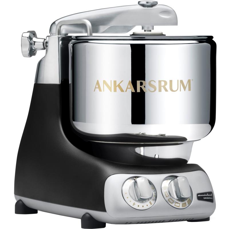Assistent Akm 6230 Røremaskine + Kødhakker, Mat Sort fra Ankarsrum