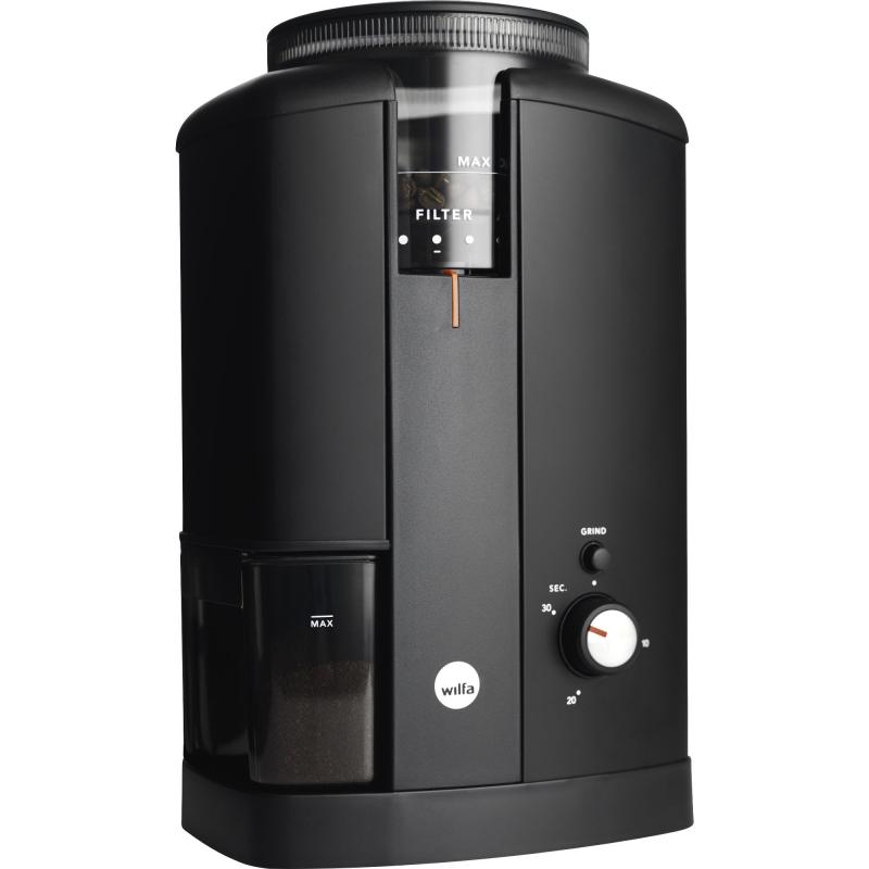 Aroma Elektrisk Kaffekværn, Cgws 130b   Sort fra Wilfa