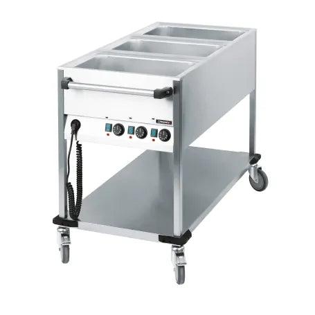 Bain Marie   Vogn Med Hjul   3 X Gn 1 1 fra Casselin