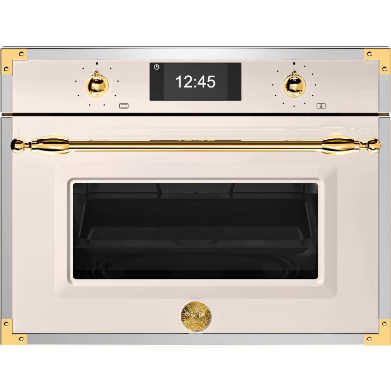 F457hermwtag Kombiovn Med Mikro, Elfenbenshvid Guld fra Bertazzoni