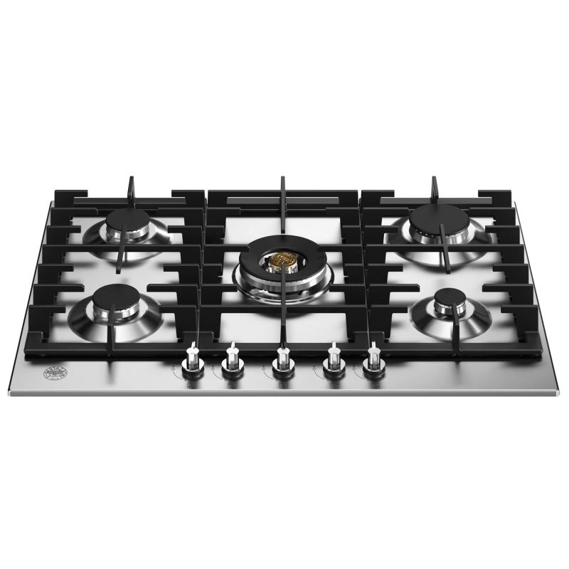 Modern P755cmodx Gaskogeplade 75 Cm, Rustfrit Stål fra Bertazzoni