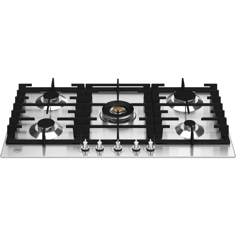 Modern P905cmodx Gaskogeplade 5 Brændere 90 Cm, Rustfri Stål fra Bertazzoni