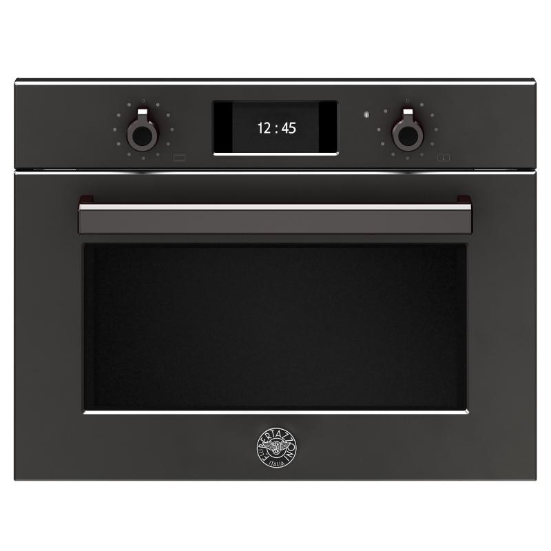 F457promwtn Pro Kombiovn Med Mikro, 45 Cm, Carbonio fra Bertazzoni