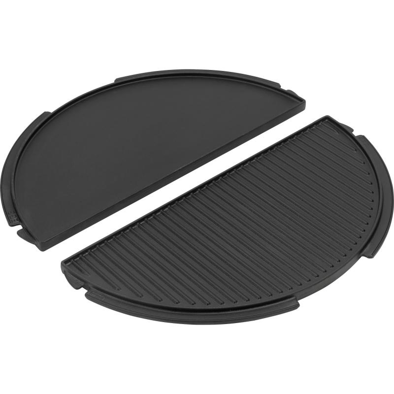 Halvrund Vendbar Grillplade, L fra Big Green Egg