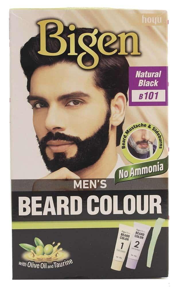 Bigen Men's Beard Colour Natural Black B101