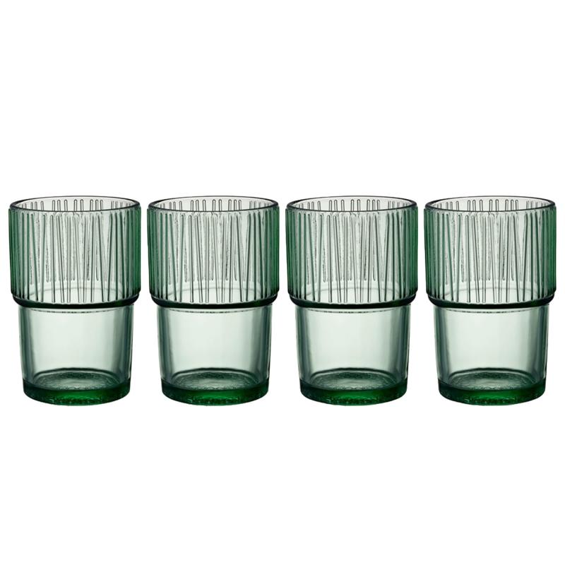 Kusintha Caféglas 38 Cl, Grøn, 4 Stk. fra Bitz
