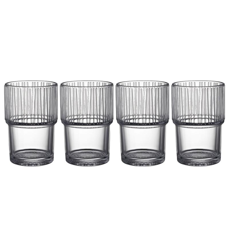 Kusintha Caféglas 38 Cl, Klar, 4 Stk. fra Bitz