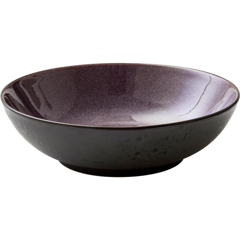 Salatskål 24 Cm Sort Lilla fra Bitz
