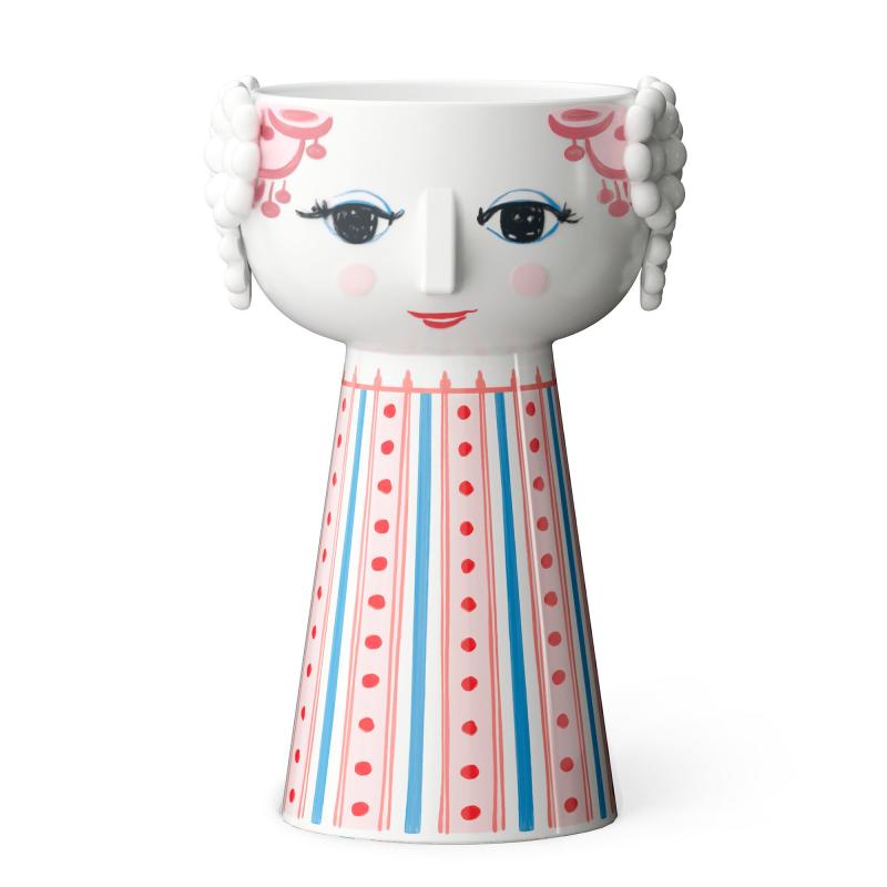 Eva Lysestage 14 Cm, Rød fra Bjørn Wiinblad