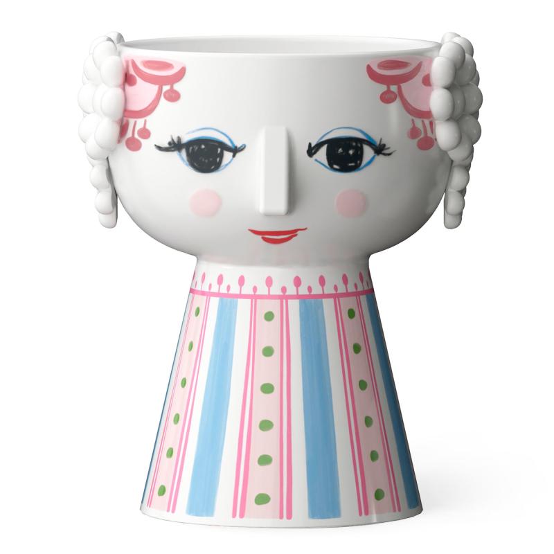 Eva Lysestage 9,5 Cm, Pink fra Bjørn Wiinblad