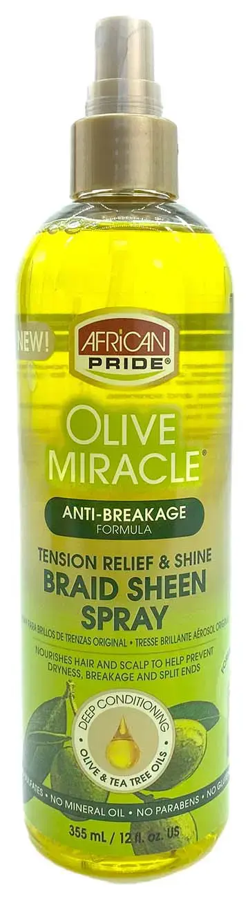 African Pride Braid Sheen Spray 355 Ml