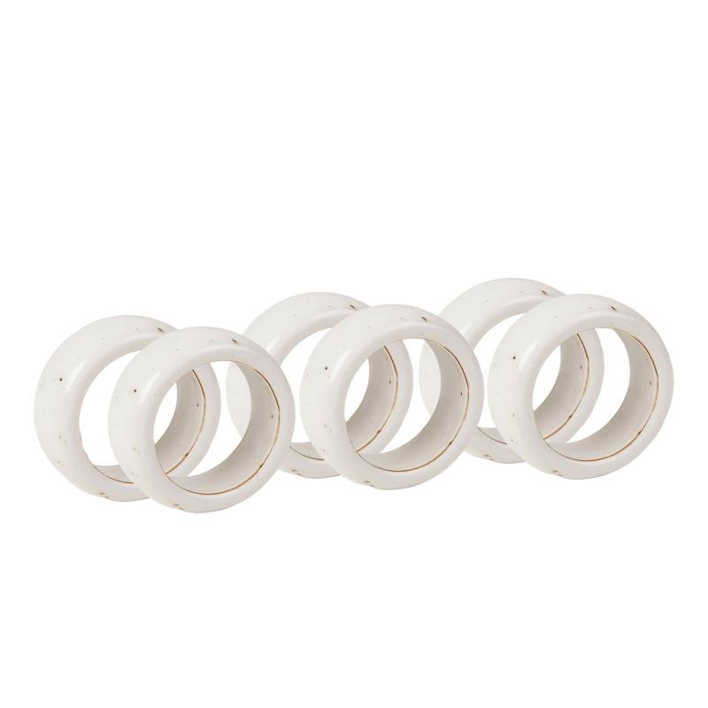 Nordic Vanilla Servietring 6 Stk. fra Broste Copenhagen