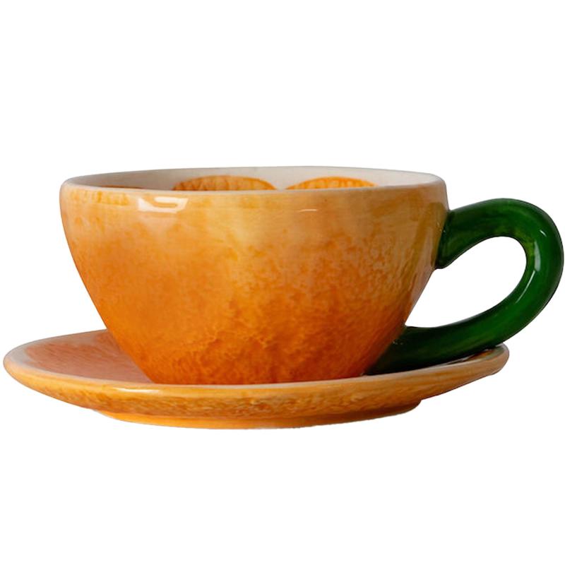 Mandarie Kop Med Underkop 25 Cl, Orange fra Byon