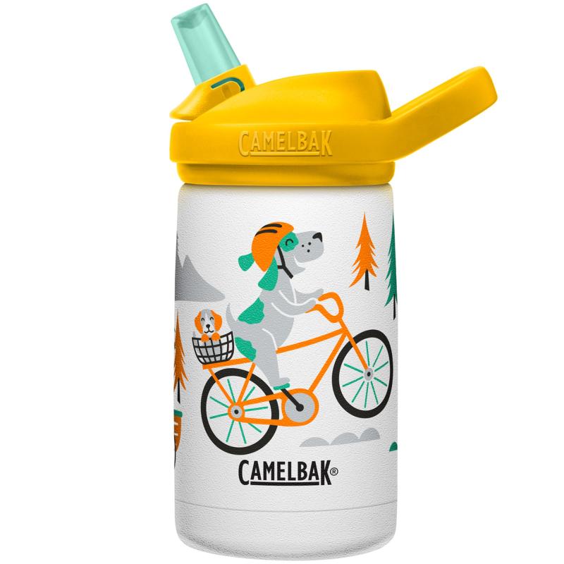 Eddy+ Kids Sst Drikkeflaske 0,35 Liter, Biking Dogs fra Camelbak