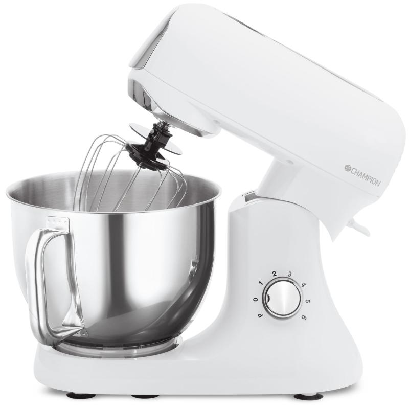 Køkkenmaskine Pro, 1200 W, 6 Liter, Soft White fra Champion
