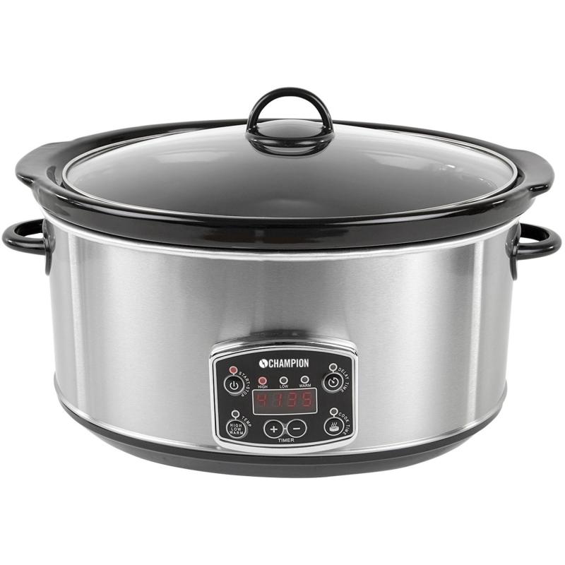 Slowcooker, 6,5 Liter fra Champion