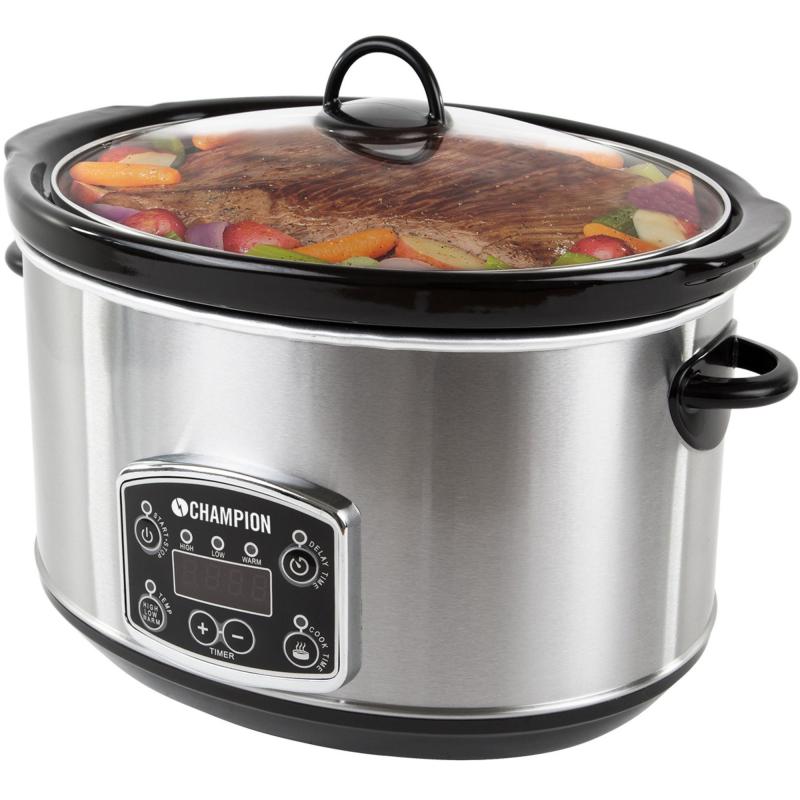 Slowcooker, 4,5 Liter fra Champion