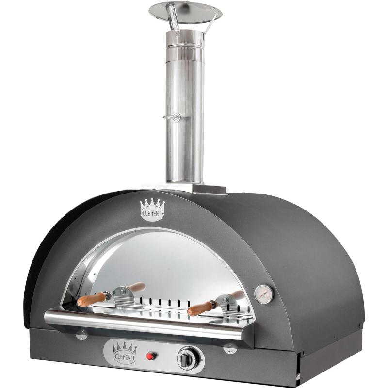 Family Gas Pizzaovn 80x60 Cm. Antracit fra Clementi