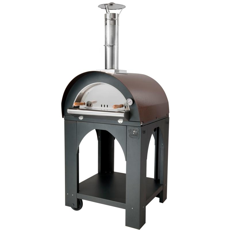 Pulcinella Brændefyret Pizzaovn 100x80 Cm. Kobber fra Clementi