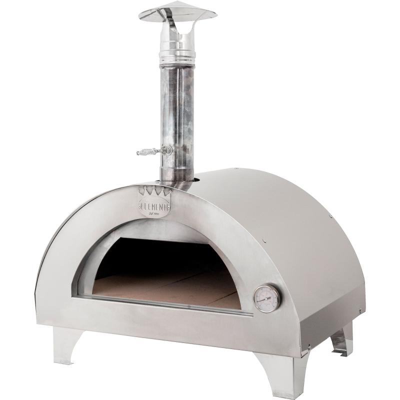 No Pizzaovn 60x40 Cm. Rustfrit Stål fra Clementi