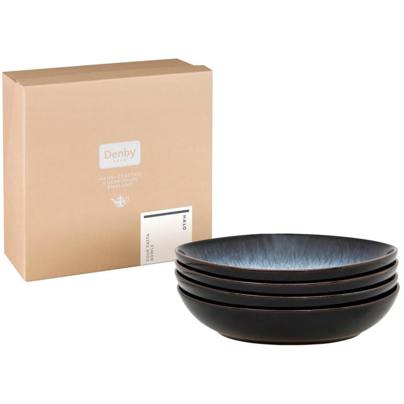 Halo Pastatallerkensæt 4 Stk fra Denby