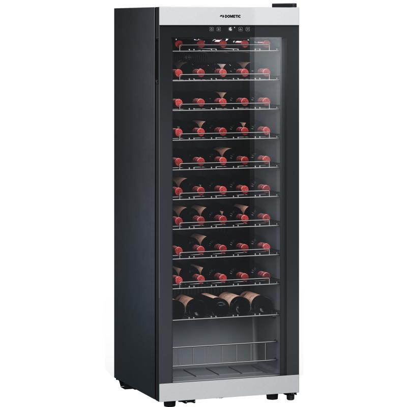 C55f Vinkøleskab, 55 Flasker, Sort Rustfrit Stål fra Dometic