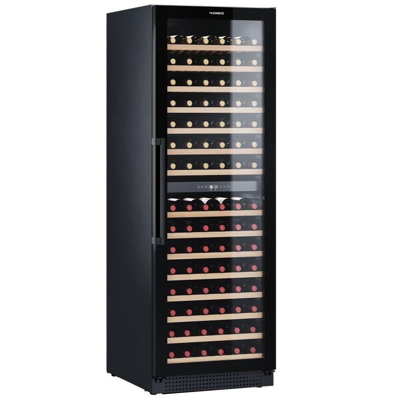 D154f Vinkøleskab, 2 Temperaturzoner, 154 Flasker, Sort fra Dometic