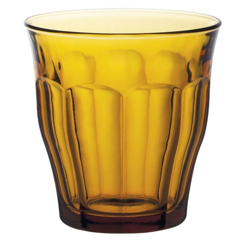 Picardie Glas 25 Cl, 6 Stk., Amber fra Duralex